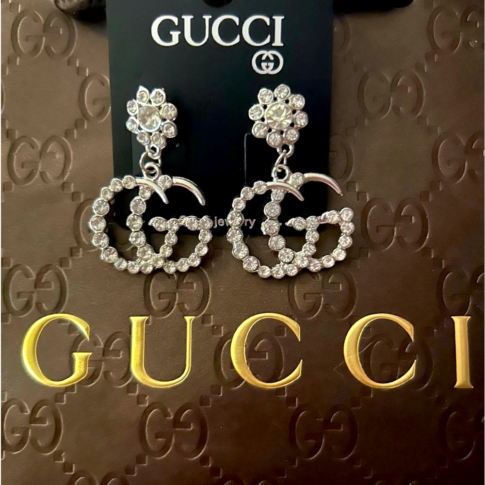 Gg crystal earrings